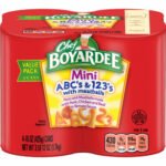 Chef Boyardee Mini ABCs and 123s with Meatballs, 4 Pack, 15 Oz