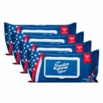 Freedom Wipes, Flushable Wipes, Extra Large, Unscented - 200 Wipes (4 Packs)