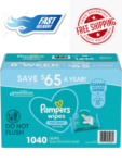Pampers Scented Baby Wipes, Baby Fresh (1040 ct.)