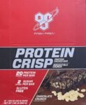 Protein Crisp, Chocolate Crunch, 12 Bars, 1.94 oz (55 g) Each, BSN