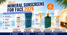 Best Mineral Sunscreens for Face 2026 – No White Cast Picks