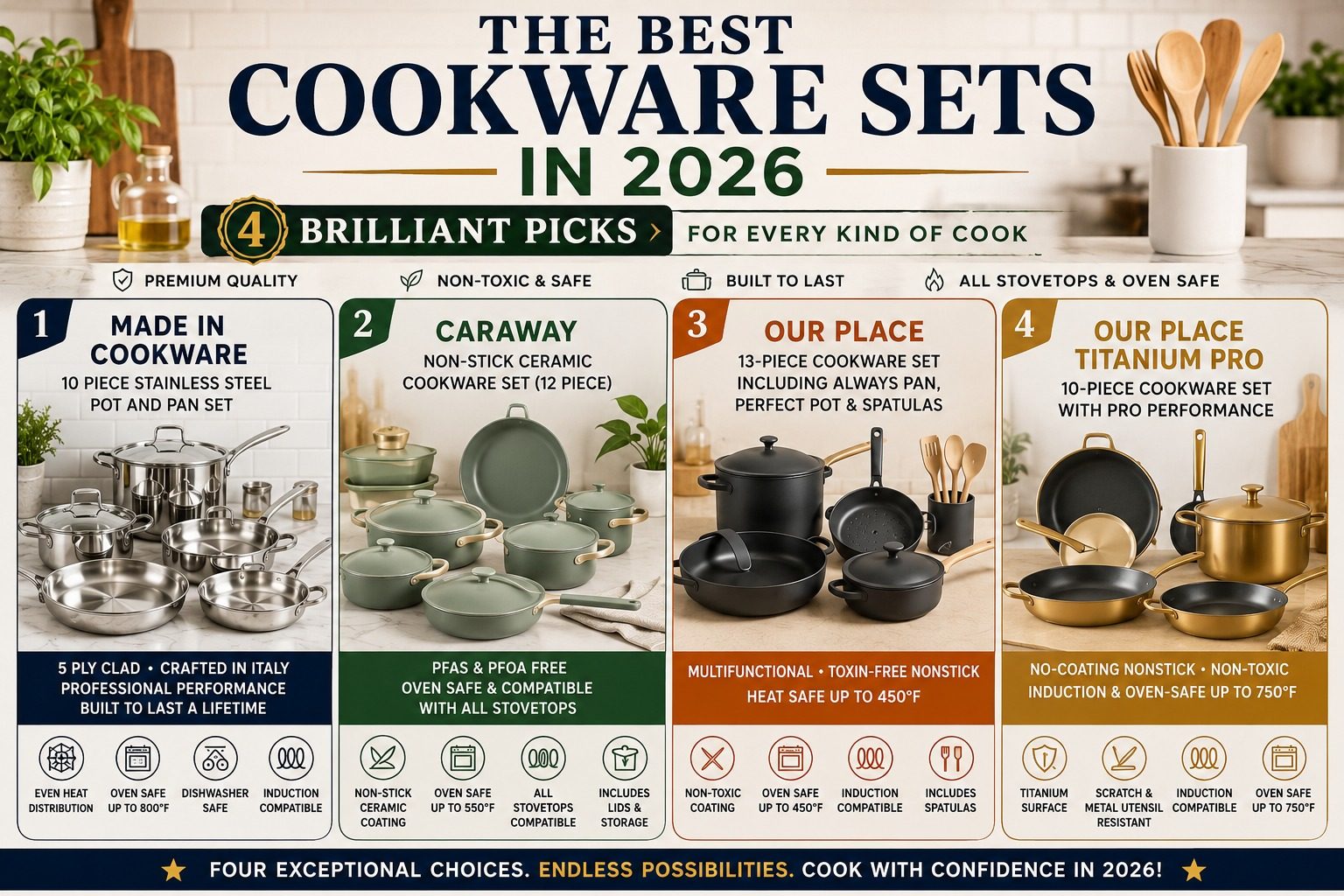 Best Cookware Sets in 2026 - Top 4 Picks