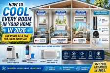 How to Cool Your Home by Room Size 2026 - AC and Fan Guide