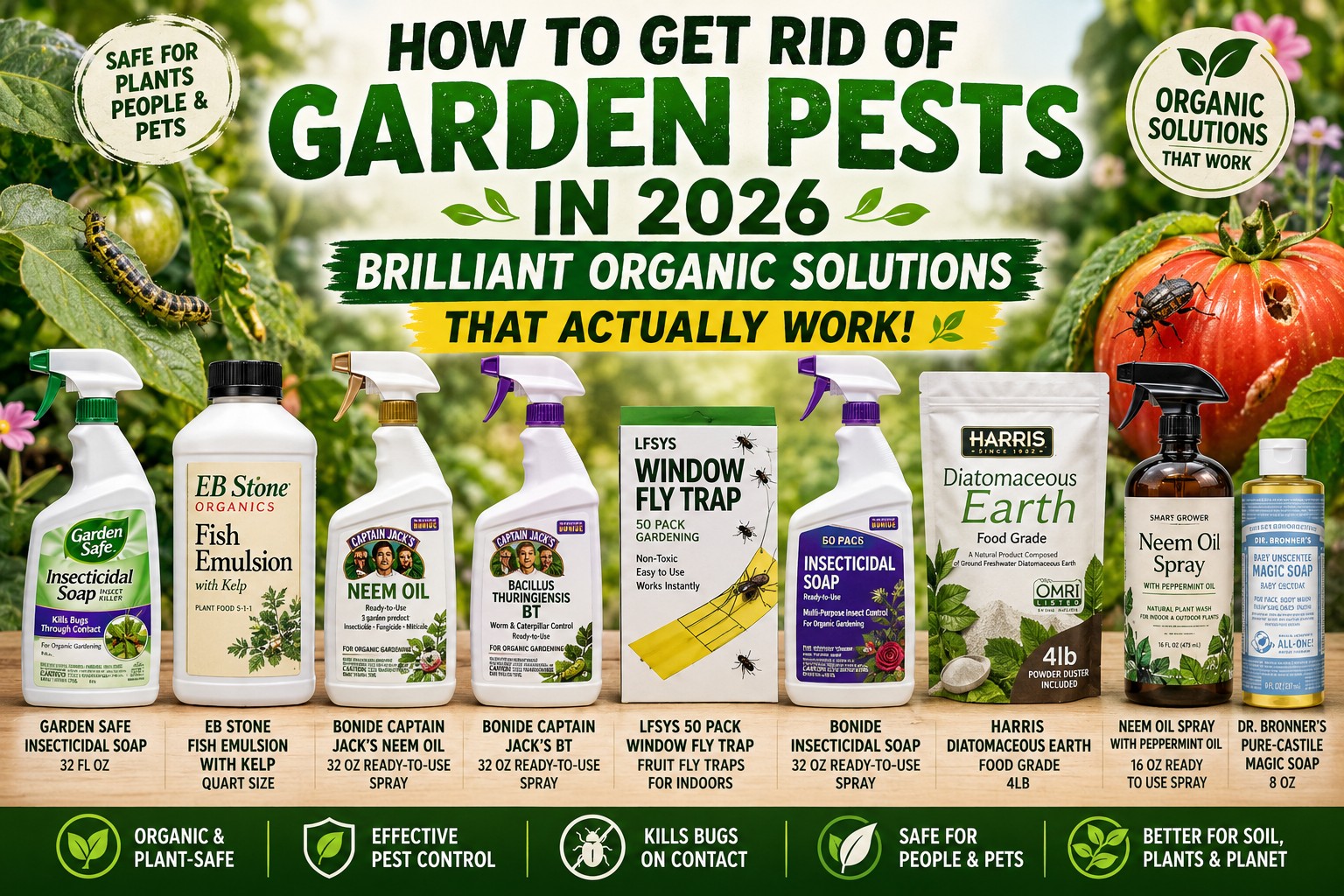 How to Get Rid of Garden Pests 2026 - Organic Solutions