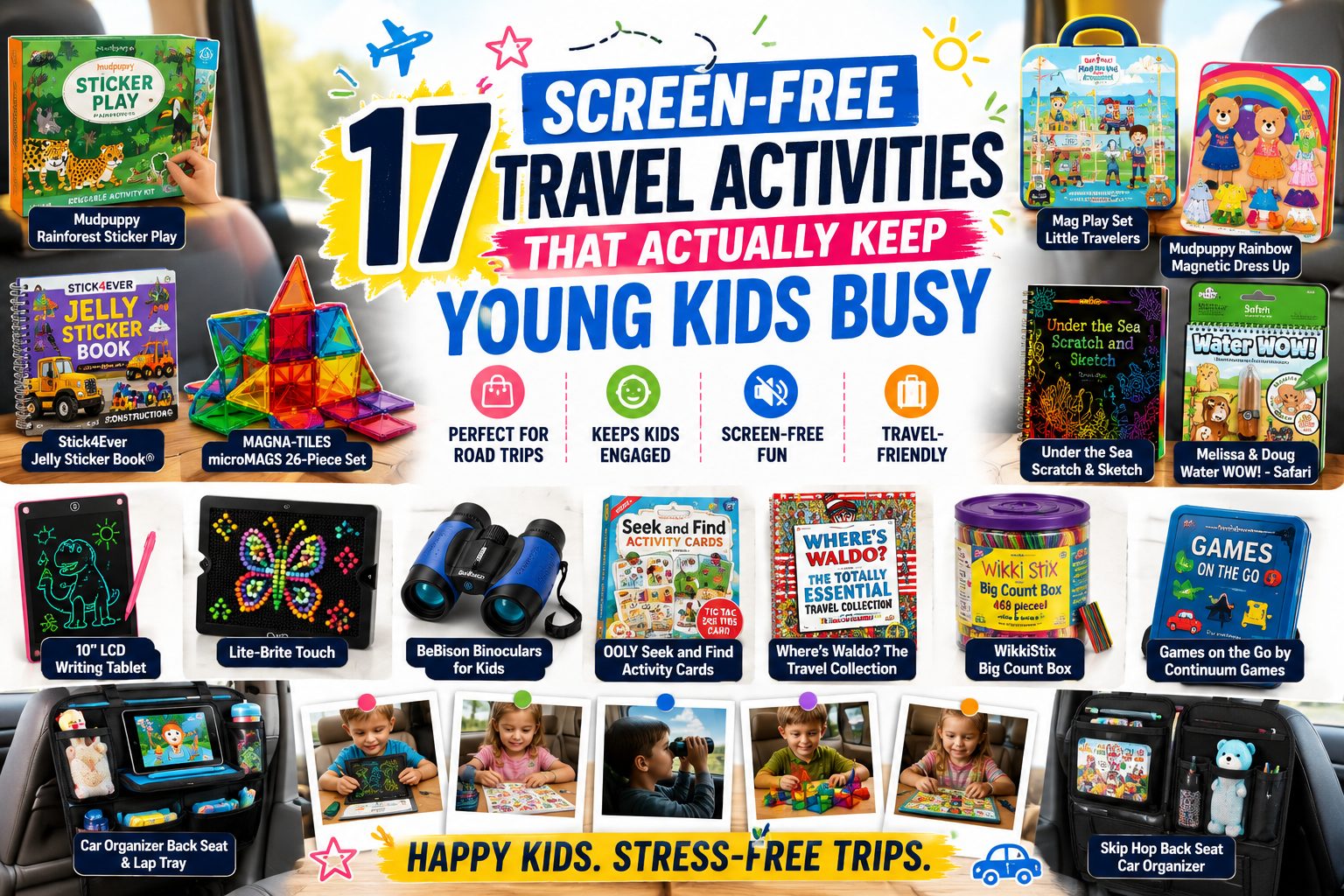 Screen-Free Travel Activities for Kids - Top Picks