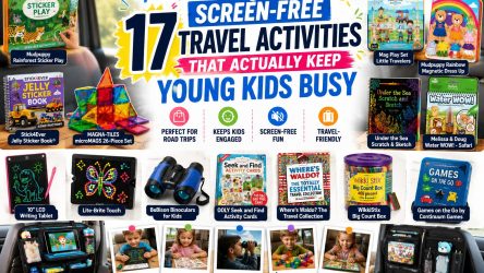 17 Screen-Free Travel Activities That Actually Keep Young Kids Busy